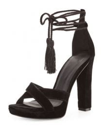 Joie Nadav Velvet Tassel Sandal at Neiman Marcus